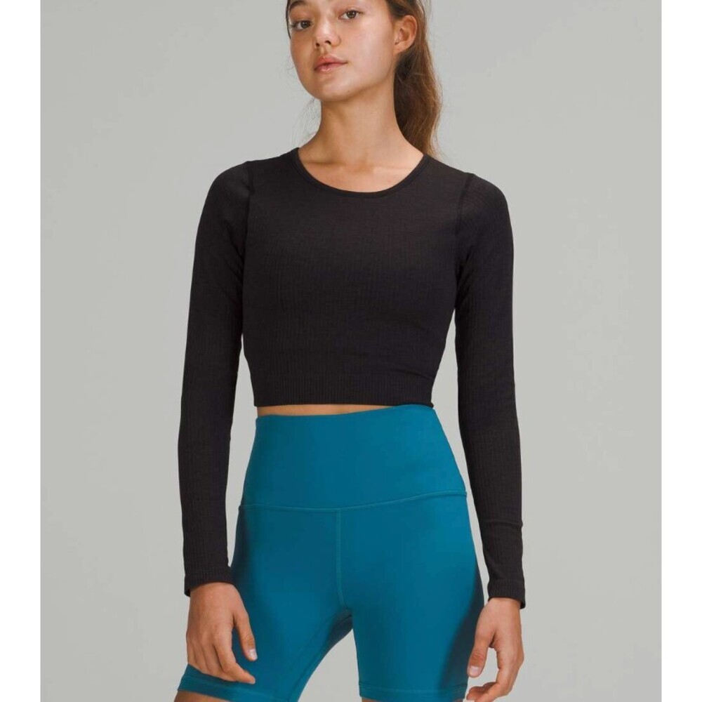 Lululemon Ebb to Street Long Sleeve Black Size 6